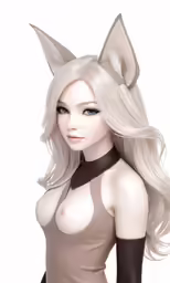 a white doll with blonde hair and leather outfit