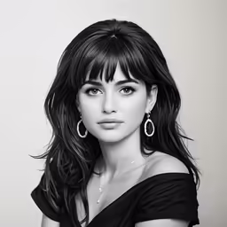 an artistic black and white photo of a young woman