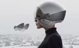 the helmet, like the helmet itself, has two heads