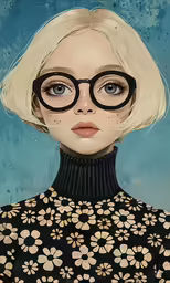 an image of a woman with large glasses