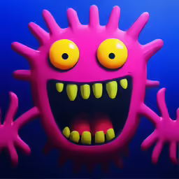 a close up of a weird looking toy