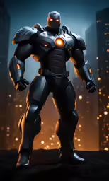 a robot that is standing on some kind of earth