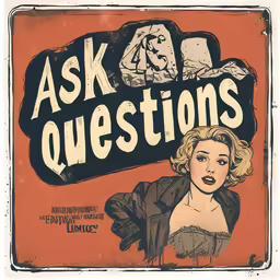 the cover to ask and answers magazine showing an image of a woman