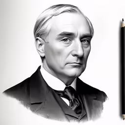 an artistic portrait of a man in suit with tie