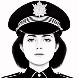 an official uniform for the police women