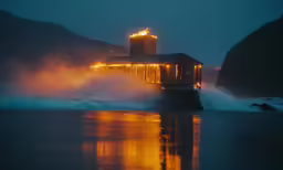 an image of a pier in the water