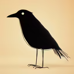 the bird is standing upright with legs crossed