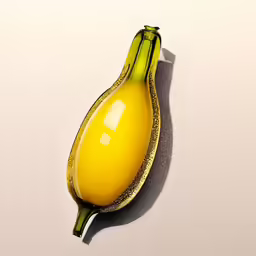 an abstract picture of a yellow glass bottle with gold sequins