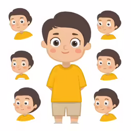 an animated character of a young man