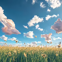some very pretty looking flowers in a grassy field