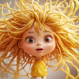 a doll that is dressed in a yellow dress