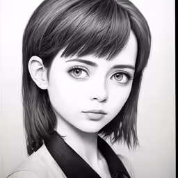 this is an image of a drawing of a woman