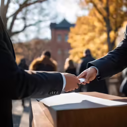 two people exchanging each other their wedding rings