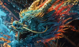 a demon like creature is depicted in an art nouveau artwork style