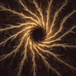 this is a big swirl made by spirals and lines