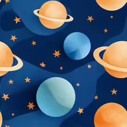 an image of planets in the sky