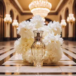a vase that is sitting in a room