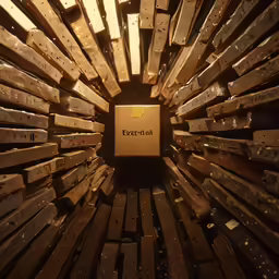 there is a small box that has several boxes in it
