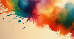 an image of colors with splashes of paint,colorful explosion of paint mixed into one photograph