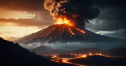 an image of a big explosion in the air