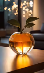 a vase that has some plants in it