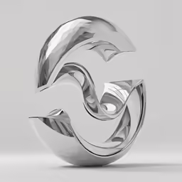 the 3d model of a rotating object
