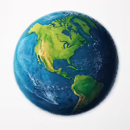 a drawing of a picture of the world