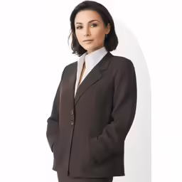 an asian woman posing with her hands in the pockets
