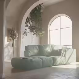 there is an interior with sunlight on the floor
