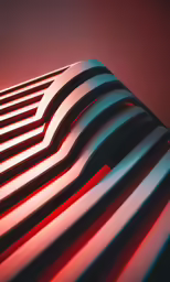 three lines of thin metal next to each other