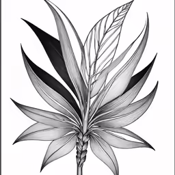the drawing depicts the same plant that the people have in their house