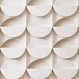 white paper circles are in the middle of a pattern