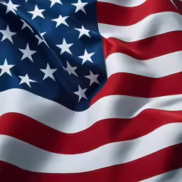 the american flag is shown on a cloth
