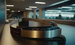 a belt that has been attached to a table