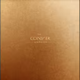 a brown, gilded metallic cover of a pamphlet with the words compressor