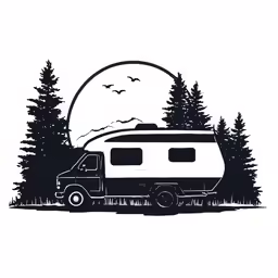a trailer and the words, camping are a great way to get started