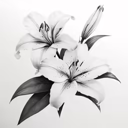 a bunch of flowers on top of a white wall