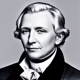 a man in a suit and tie poses for a black and white photo