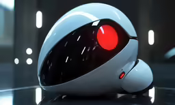 the small computer robot looks like it has the eyes