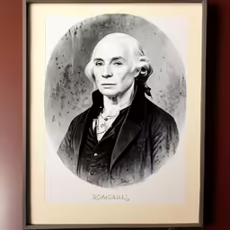 an old fashioned portrait of an old lady