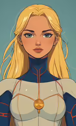 the anime character is wearing armor