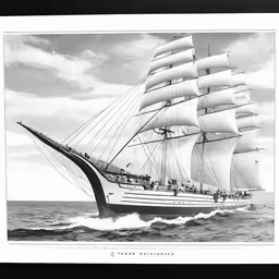 a boat is sailing on the water