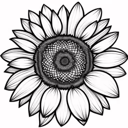 /tmp/FOOOKqTv9.jpg = the drawing of a sunflower in a simple line art technique
,/tmp/FOOOKqTv9.jpg = a sunflower with leaves and spirals in the center of it
,/tmp/FOOOKqTv9.jpg = an intricately drawn sunflower on white paper
,/tmp/FOOOKqTv9.jpg = a sunflower that is drawn in black and white
,/tmp/FOOOKqTv9.jpg = a black and white sunflower drawing
,/tmp/FOOOKqTv9.jpg = a sunflower on white background
,/tmp/FOOOKqTv9.jpg = a black and white sunflower that is drawing
