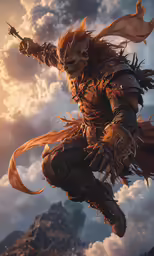 an image of the character of a demon in the movie demon blades