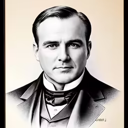 a man wearing a bow tie and a suit