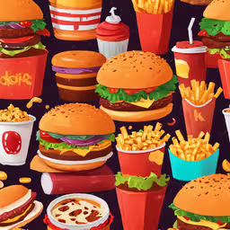 an image of a group of food items,a very big assortment of food items