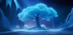 the animation has two tree like structures