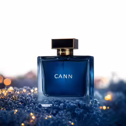 a bottle of cann on some dark colored stuff