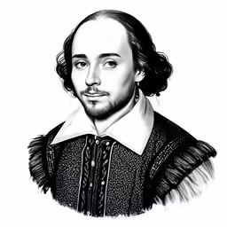 shakespeare shakespeare shakespeare play is the subject of this portrait
