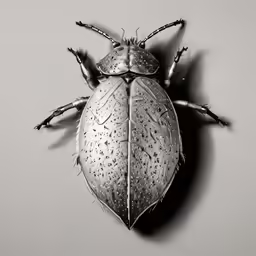 a bug is seen here on a wall